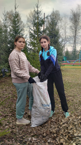 Традиционный весенний субботник.